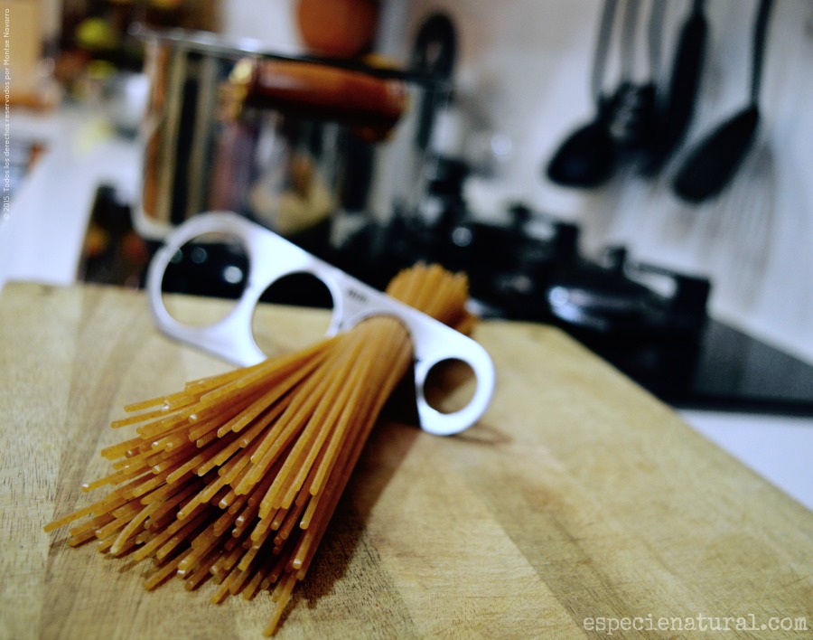 Espaguetis con setas